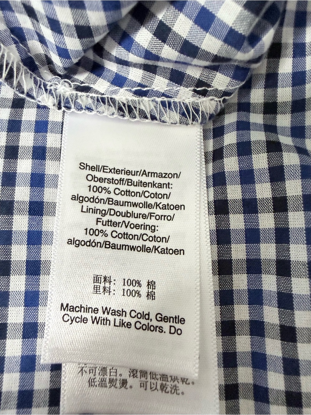 DKNY wrap Gingham plaid dress 10 - Picture 8 of 8